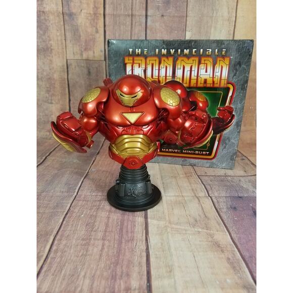 Bowen‎ Designs 8.5" Hulk Buster Mini Bust Statue Hulkbuster Iron Man - Picture 1 of 12